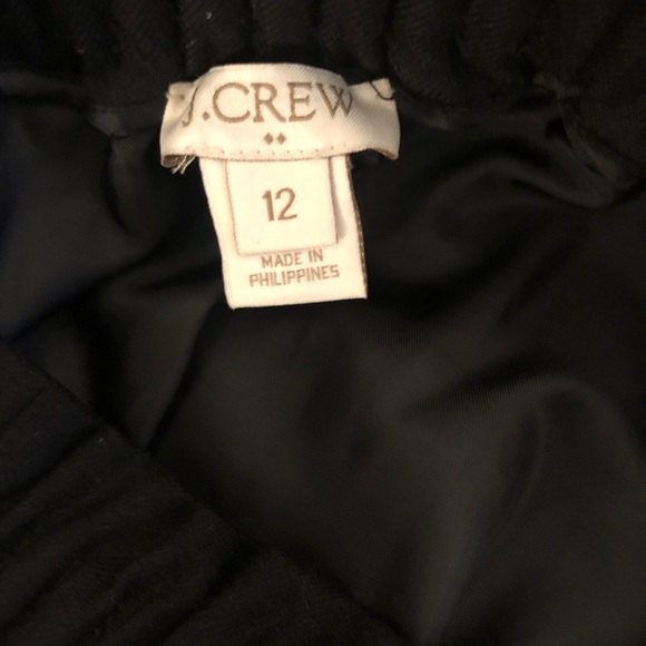 J. Crew Wool Skirt Black high waisted - Picture 2 of 5